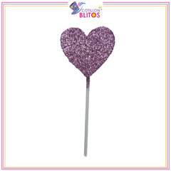 Pinche estrella/corazón 8cm palito brochet x5 COD.610 - comprar online