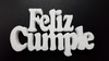 Feliz Cumple Grande crudo 8cm x14cm x50