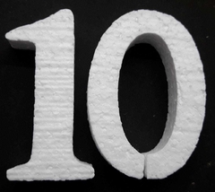 Numero crudo grande 8,5cm x5 - comprar online