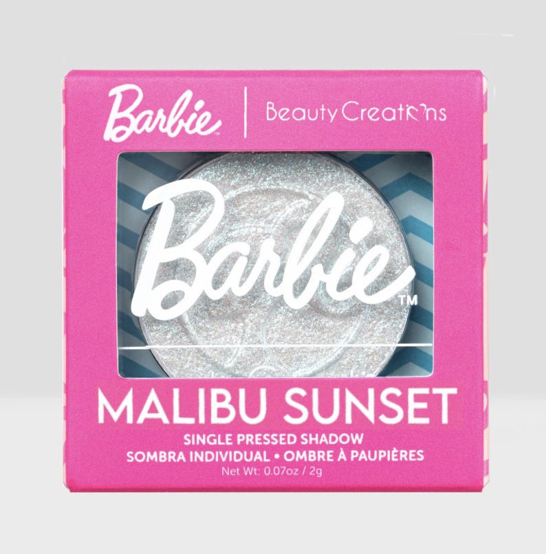12 X BARBIE "MALIBU SUNSET" SINGLE SHADOW (BLUE)