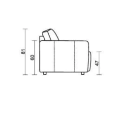 SOFÁ FELIPE 2,30M 3 LUGARES EM COURO NATURAL ENVELHECIDO | SOF-FELIPE60 - TGB INTERIORES | Tapeçaria e Estofados Personalizados