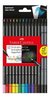 Lapices De Colores Faber Super Soft X 12 + 2 Negros