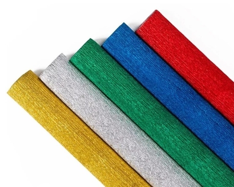 Papel Crepe Metalizado