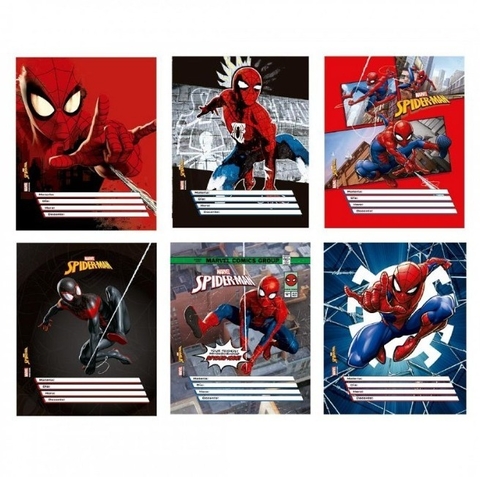 SEPARADOR Nº3 ESCOLAR MOOV SPIDERMAN x6 - 1101101