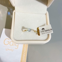 Anel Solitário Ouro Allure - comprar online