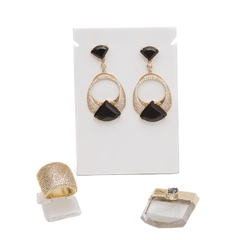 Conjunto Cristal de Rocha e Ônix