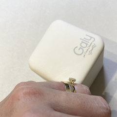 Anel Solitário Ouro Cristiane - loja online