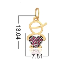 Pingente filho (menino) com coração - comprar online