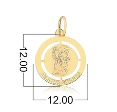 Pingente anjo da guarda ouro - comprar online