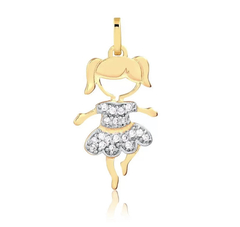 Pingente filha (menina) - bailarina