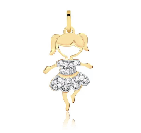 Pingente filha (menina) - bailarina