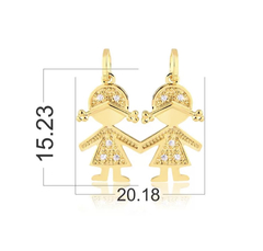 Pingente filha (menina) - comprar online