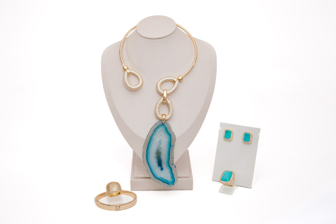 Conjunto Ágata Azul Céu