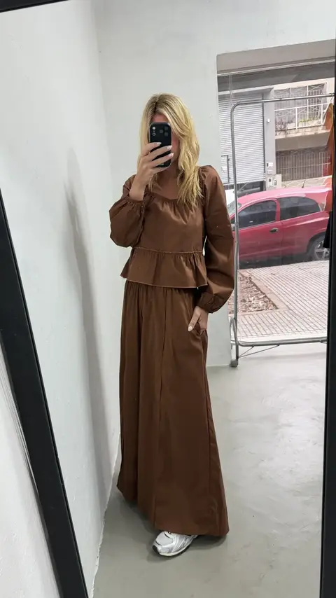 Maxi palazo Poplin importado
