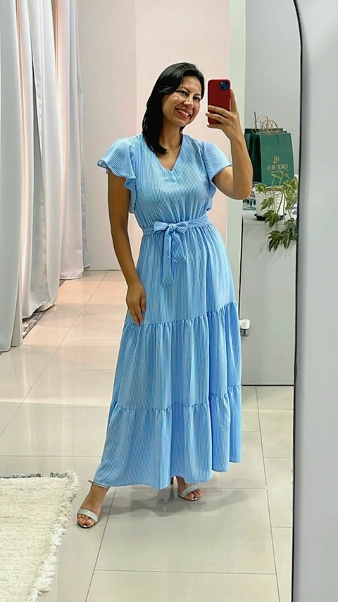 VESTIDO LISTRADO