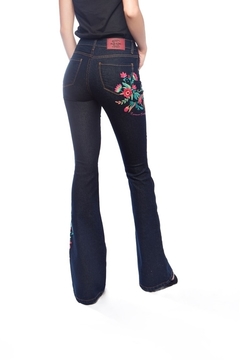 Calca Flare Franca Fem Deep Dark