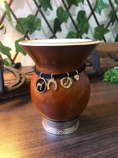 Chocker Cuia Cavalo Feradura e Laço