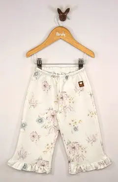 26033 - PANTA FRISA BEBA FLOR