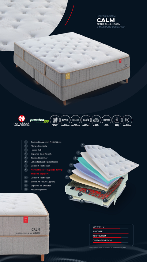 Colchão Pikolin Calm Latex na internet
