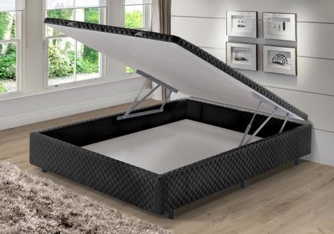 Cama Baú Casal com Pistão