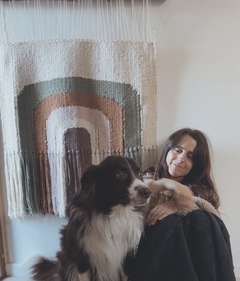 Telar Arcoiris 80 x 1, palo rustico - Verobhome