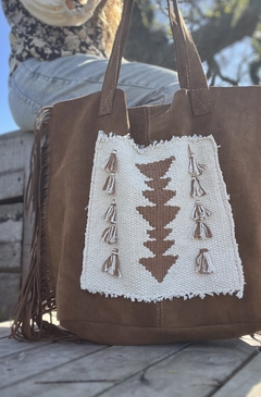 Cartera Peregrina en gamuza marrón en internet