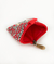 Bolsinha Oniguiri • Vermelho com Flores Brancas - Oniguiri Art