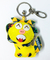 Chaveiro Shisa de feltro amarelo - Oniguiri Art