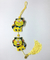 Penduricalho Shisa de feltro amarelo - comprar online