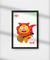 Quadro Decorativo Shisa Sanshin na internet
