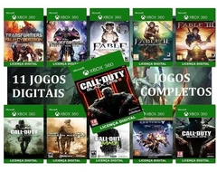 11 jogos ação xbox360 mídia digital