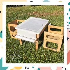 Mesa de Arte + Banquitos de 3 Posiciones