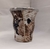 Mate vidrio forrado corrugado floreado (2370-13) - comprar online