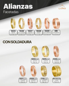 Catálogo Alianzas oro