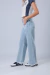 Wide Leg Oxford con Costuras