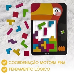 Jogo Infantil Encaixe Tetris do Tucano Raciocínio Logico - Babebi na internet