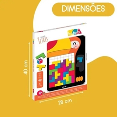 Jogo Infantil Encaixe Tetris do Tucano Raciocínio Logico - Babebi - comprar online