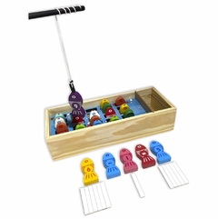 Jogo Pescando com a Matemática - Brinquedo Infantil Educativo Imã - Brinqmutti - loja online