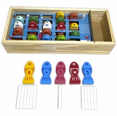 Jogo Pescando com a Matemática - Brinquedo Infantil Educativo Imã - Brinqmutti - Balloon Brinquedos Diferentes