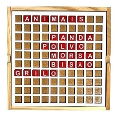 Caixa das Letras em madeira - BrinqMutti - comprar online