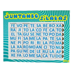 Jogo Pedagógico em madeira - Juntando Sílabas - Alfabetização - BrinqMutti - Balloon Brinquedos Diferentes