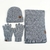 Set gorro + bufanda + guante Premium
