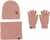 Set de gorro + cuello + guantes en internet