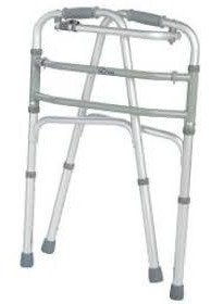 Andador Plegable De Aluminio Tipo Bastón Fijo Y Móvil - comprar online
