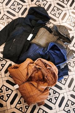 Campera Bomber Hombre •con Piel TXL•