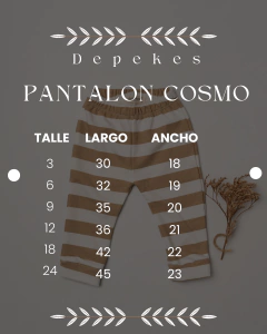 PANTALON COSMOS NEGRO - Depekes