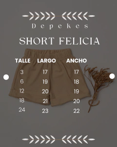 SHORT FELICIA - tienda online