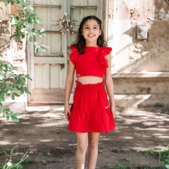 CONJUNTO LIRIO ROJO