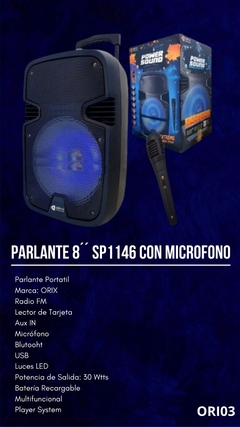 Parlante 8 SP1146 con microfono