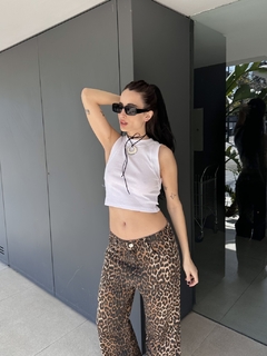 JEAN WIDE LEG PRINT - Viva